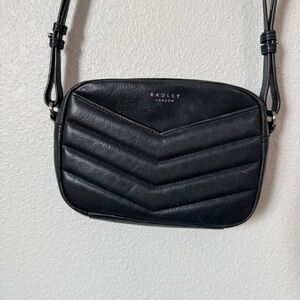 Radley London Ink Blue Gordon Road Women’s Mini Leather Ziptop Crossbody